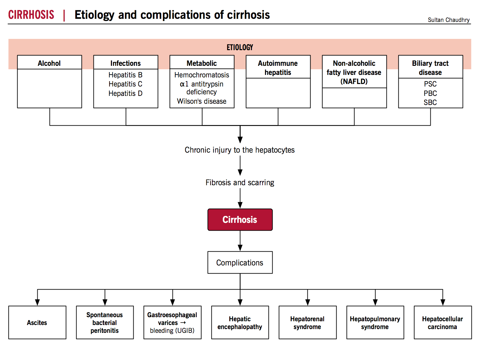 Etiology and complications of cirrhosis